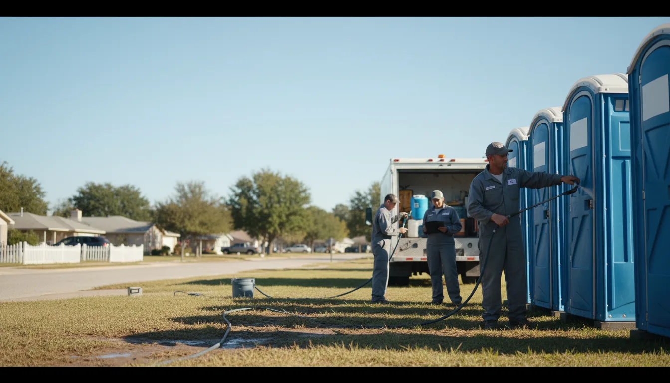 Long-Term Portable Toilet Rental in Sherwood, OH near me